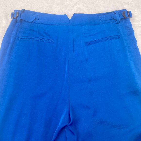 NWT Bcbg MaxAzria Hight waist blue Robbie Wide-Leg Pant S - Picture 6 of 12